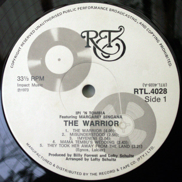 Ipi-Tombi Featuring Margaret Singana - The Warrior (LP Tweedehands) - Discords.nl