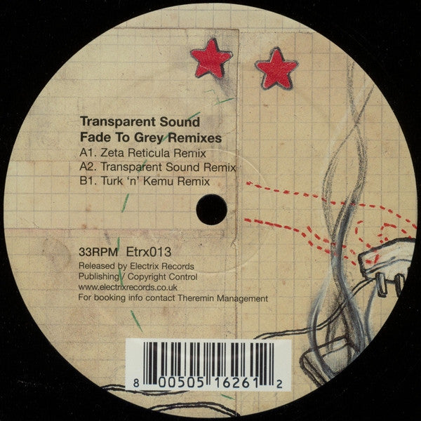 Transparent Sound - Fade To Grey Remixes (12" Tweedehands) - Discords.nl