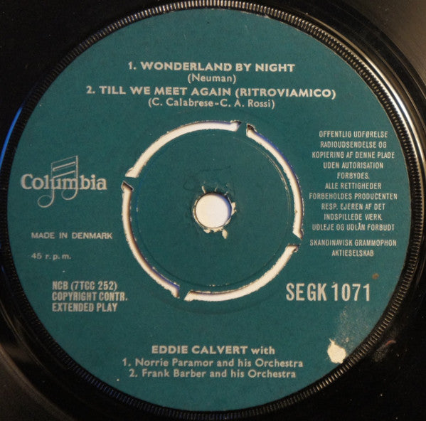 Eddie Calvert : Wonderland By Night (7", EP)