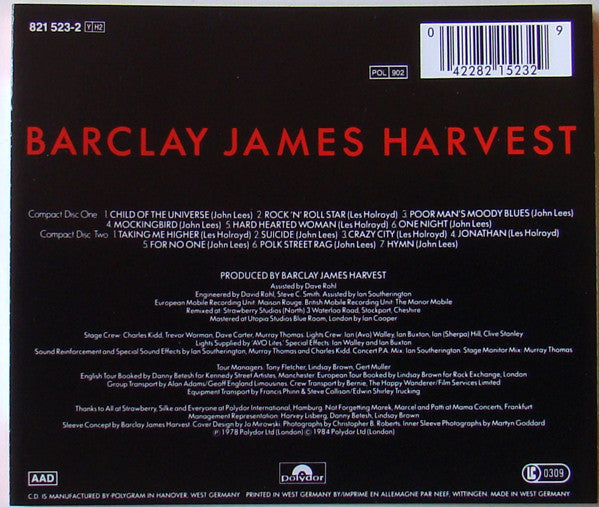 Barclay James Harvest : Live Tapes (2xCD, Album, RE)