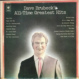 Dave Brubeck : Dave Brubeck's All-Time Greatest Hits (2xLP, Comp)