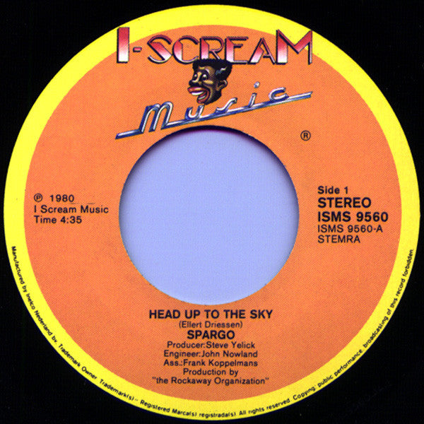 Spargo : Head Up To The Sky (7", Single)