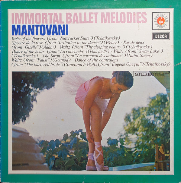 Mantovani : Immortal Ballet Melodies (LP, Album)