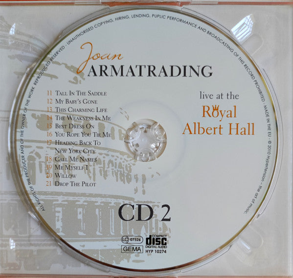 Joan Armatrading : Live At The Royal Albert Hall (2xCD, Album + DVD-V, PAL)