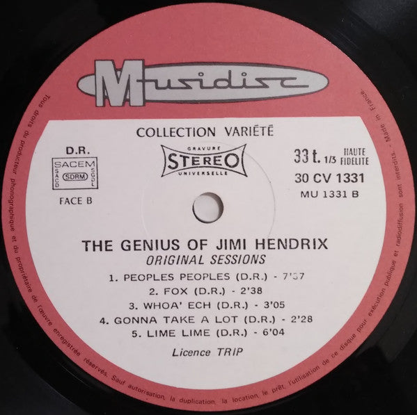 Jimi Hendrix : The Genius Of Jimi Hendrix - Original Session (LP, Comp, RE)