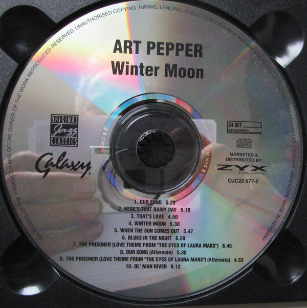 Art Pepper : Winter Moon (CD, Album, RE, RM, dig)