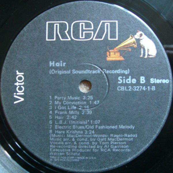 Galt MacDermot : Hair (Original Soundtrack Recording) (2xLP, Album)