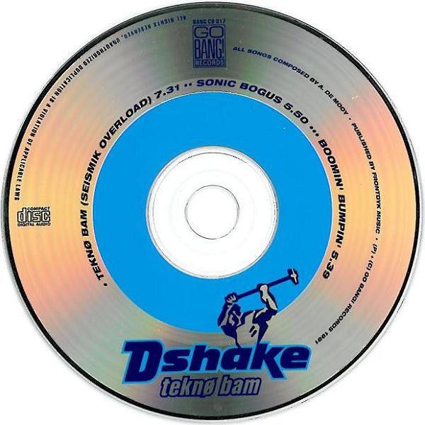 D-Shake : Teknø Bam (CD, Single)