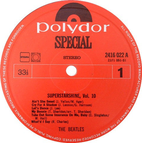 The Beatles : Superstarshine Vol. 10 (LP, Comp)