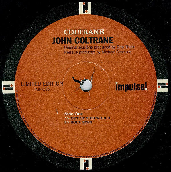 The John Coltrane Quartet : Coltrane (LP, Album, Ltd, RE, RM, 180)