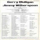 Gerry Mulligan & Jimmy Witherspoon : Gerry Mulligan & Jimmy Witherspoon (LP, Album, RE, Cre)