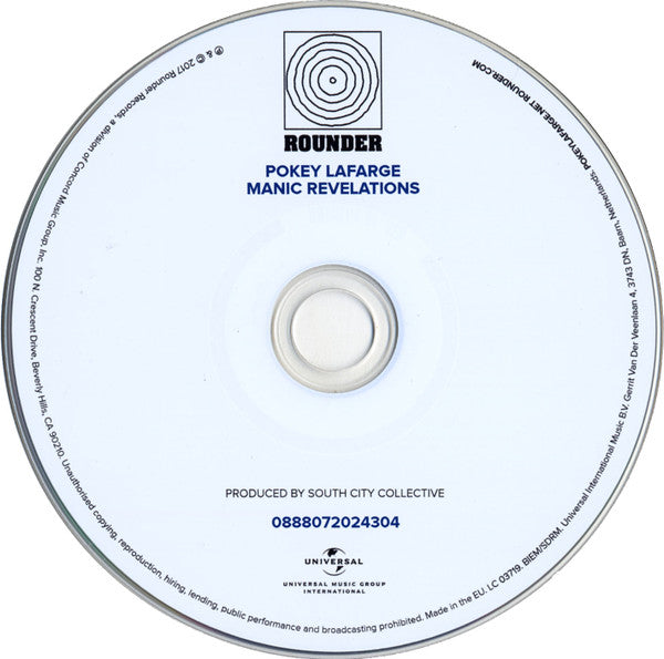Pokey LaFarge : Manic Revelations (CD, Album)