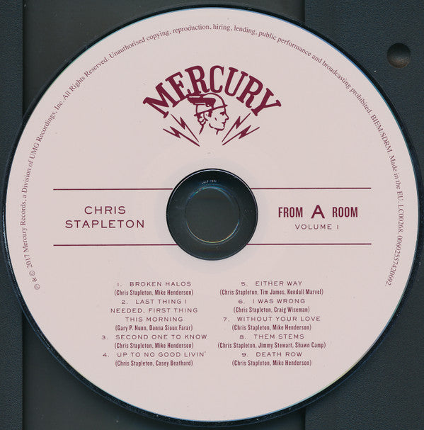 Chris Stapleton : From A Room: Volume 1 (CD, Album)