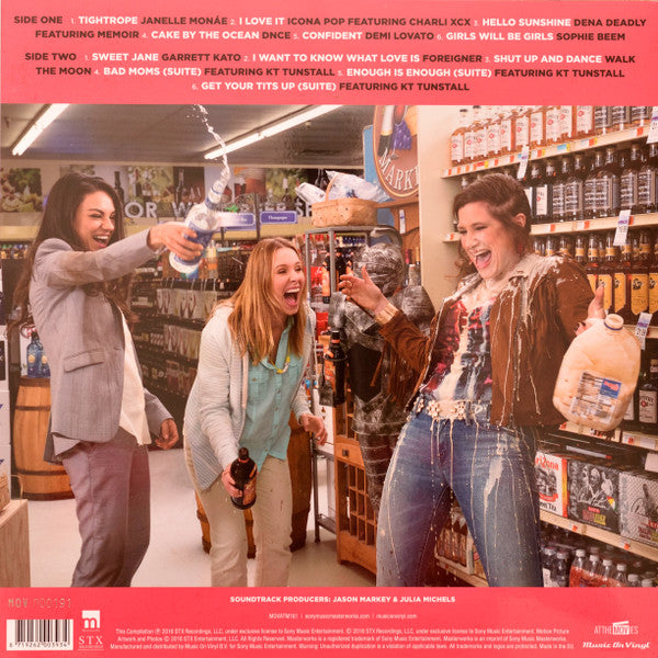 Various : Bad Moms (Original Motion Picture Soundtrack) (LP, Album, Comp, Ltd, M/Print, Num, Pre)