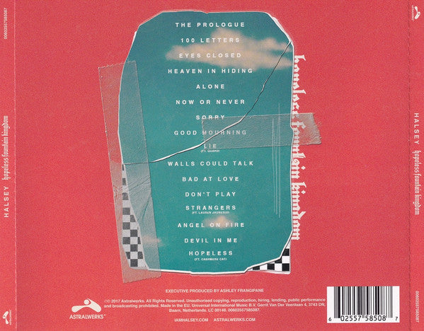 Halsey : Hopeless Fountain Kingdom (CD, Album, Dlx)