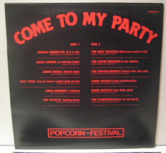 Various : Come To My Party - Popcorn Festival (LP, Unofficial)