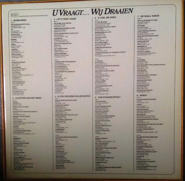 Various : U Vraagt.... Wij Draaien (8xLP, Comp)