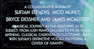 Sufjan Stevens • Nico Muhly • Bryce Dessner • James McAlister : Planetarium (CD, Album)