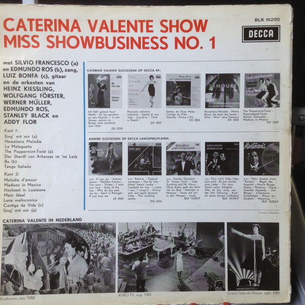 Caterina Valente : Caterina Valente Show Miss Showbusiness 1 (LP, Comp)