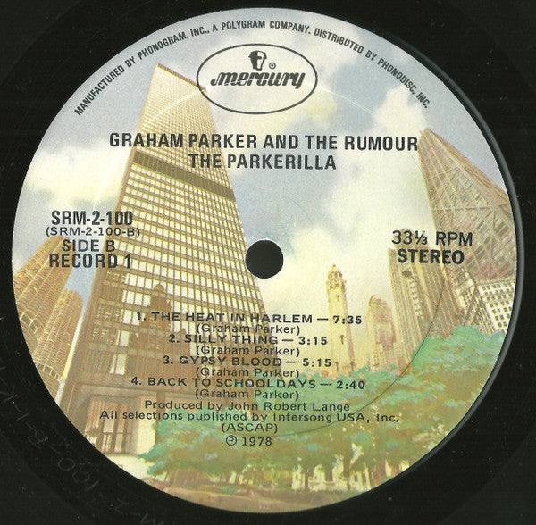 Graham Parker And The Rumour : The Parkerilla (2xLP, Album, Kee)