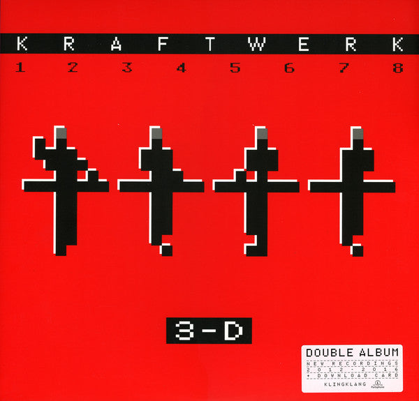 Kraftwerk : 3-D (1 2 3 4 5 6 7 8) (2xLP, Album, Eng)