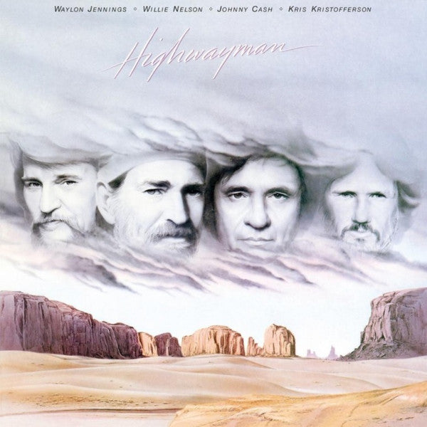 Waylon Jennings • Willie Nelson • Johnny Cash • Kris Kristofferson : Highwayman (LP, Album, RE, 180)