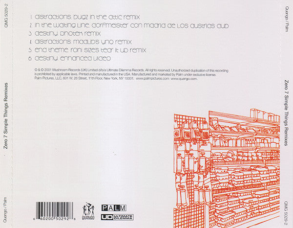 Zero 7 : Simple Things Remixes (CD, Comp, Enh)