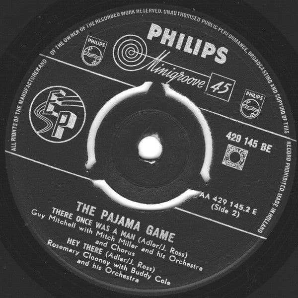 Richard Adler And Jerry Ross (2) : The Pajama Game (7", EP)