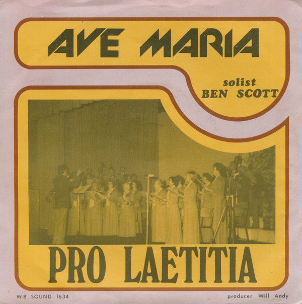 Pro Laetitia : Ave Maria (7", Single)