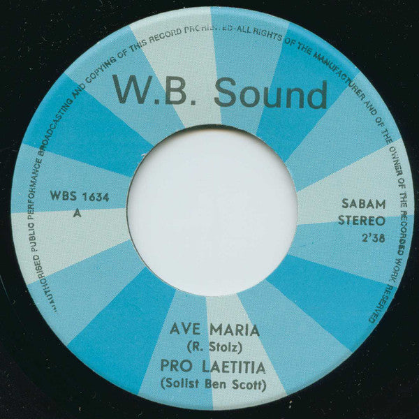 Pro Laetitia : Ave Maria (7", Single)