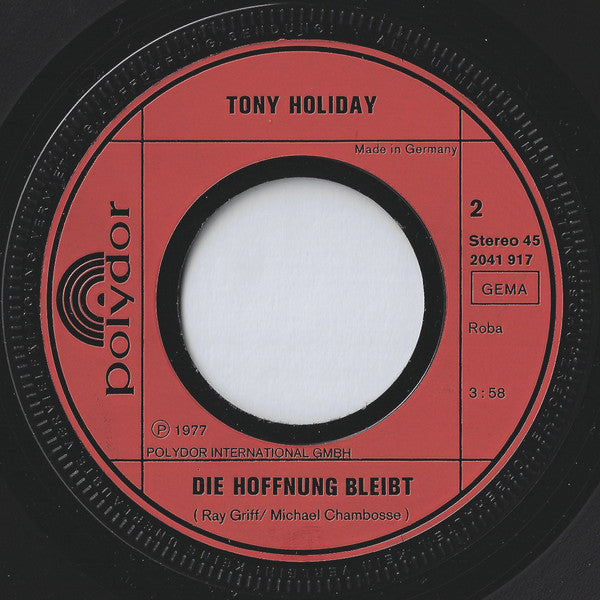 Tony Holiday : Tanze Samba Mit Mir (7", Single)