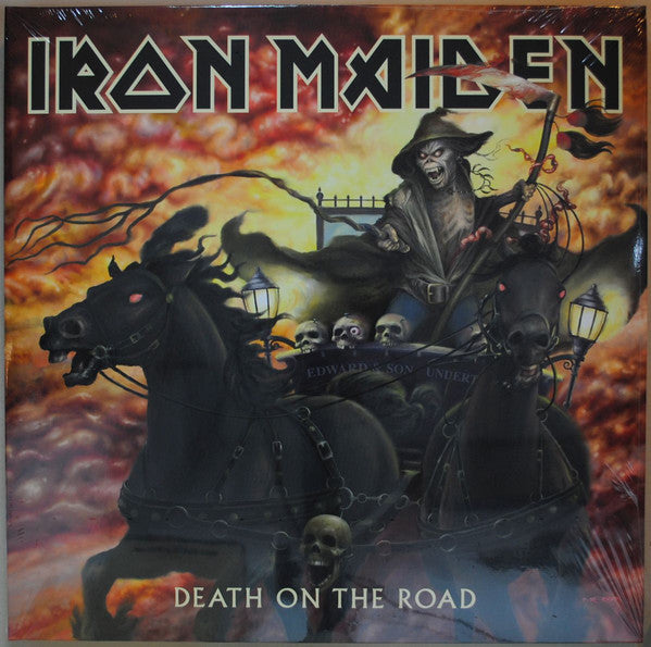 Iron Maiden : Death On The Road (2xLP, Album, RE, RM)
