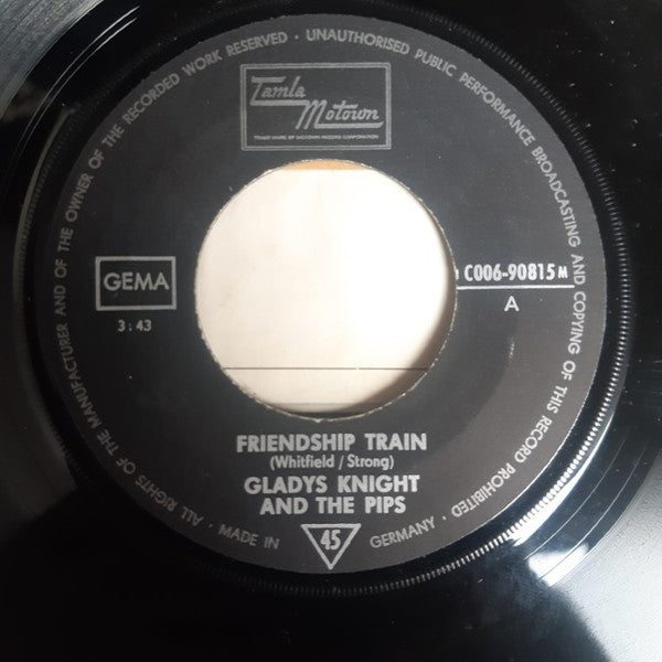 Gladys Knight And The Pips : Friendship Train / The Nitty Gritty (7")