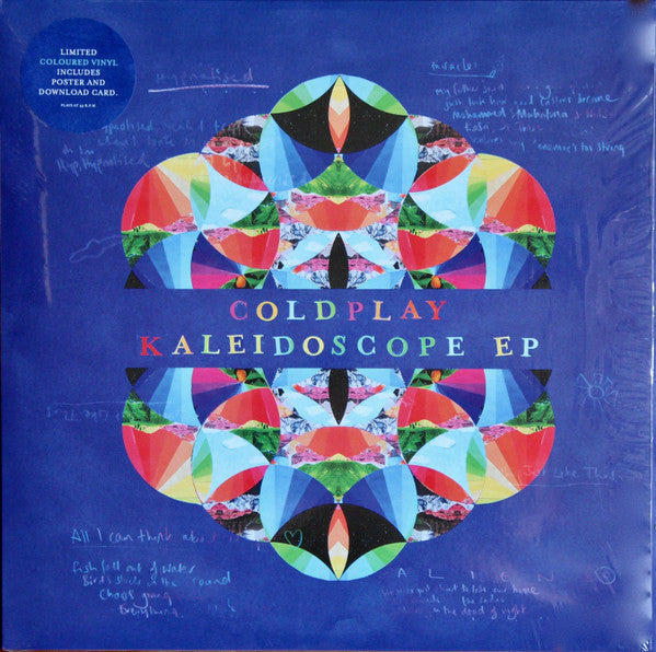 Coldplay : Kaleidoscope EP (12", EP, Ltd, Blu)