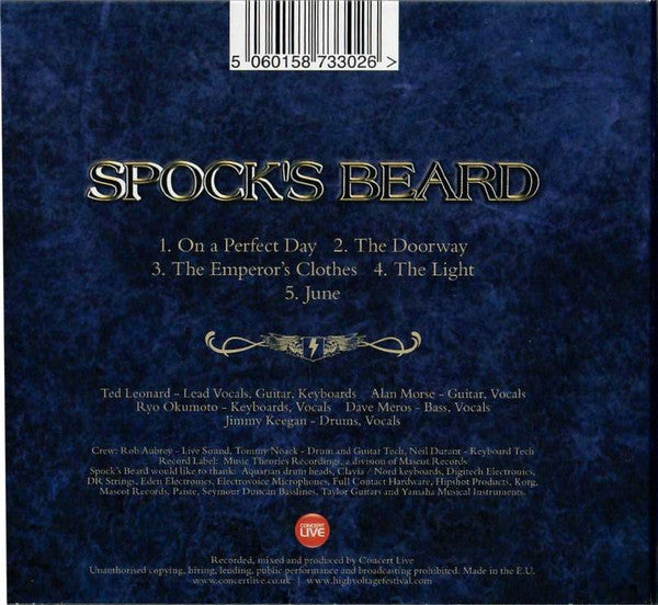 Spock's Beard : Live At High Voltage Festival (CD, Album + CD-ROM)