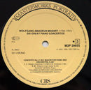 Mozart* - Rudolf Serkin, Marlboro Festival Orchestra, The Columbia Symphony Orchestra*, Alexander Schneider, George Szell : Piano Concertos Nos. 9 (K.271), 17 (K.453) , 21 (K.467) "Elvira Madigan", 23 (K.488), 25 (K.503), 27 (K.595) (3xLP, Mono, RE, RM + Box, Comp)