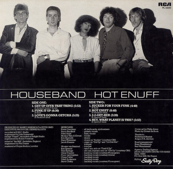 Houseband : Hot Enuff (LP, Album)