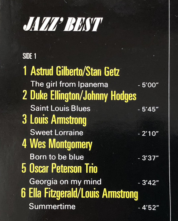 Various : Jazz' Best (LP, Comp)