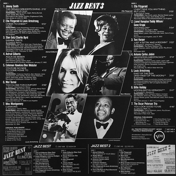 Various : Jazz Best 3 (LP, Comp, Mono, M/Print, RM)