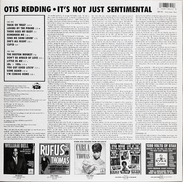 Otis Redding : It's Not Just Sentimental (LP, Comp)