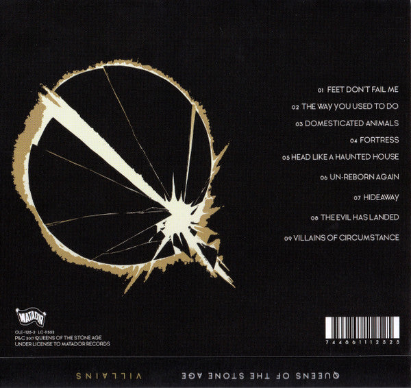 Queens Of The Stone Age : Villains (CD, Album, Opt)