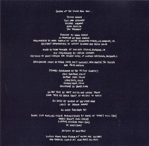 Queens Of The Stone Age : Villains (CD, Album, Opt)