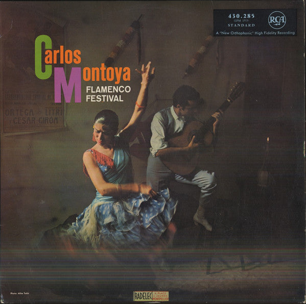 Carlos Montoya : Flamenco Festival  (LP, Album, Mono)