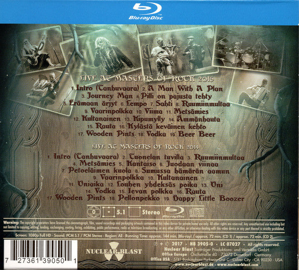 Korpiklaani : Live At Masters Of Rock (Blu-ray + 2xCD)