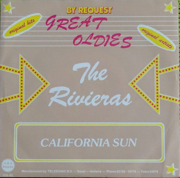 The Rivieras / Little Anthony & The Imperials : California Sun / Hurt So Bad (7")