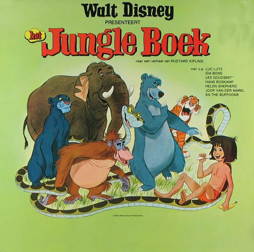 Walt Disney : Walt Disney Presenteert Het Jungle Boek (LP, Album)