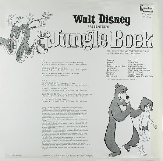 Walt Disney : Walt Disney Presenteert Het Jungle Boek (LP, Album)