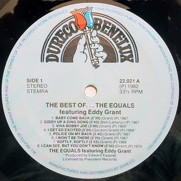 The Equals : The Best Of ... The Equals   featuring Eddy Grant (LP, Comp)