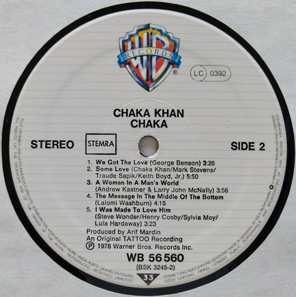 Chaka Khan : Chaka (LP, Album)