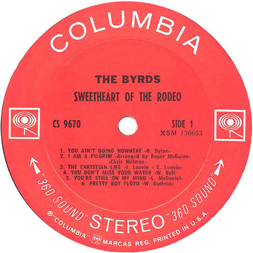 The Byrds : Sweetheart Of The Rodeo (LP, Album)